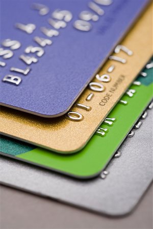 Credit cards Stock Photo - Premium Royalty-Free, Code: 614-02240770