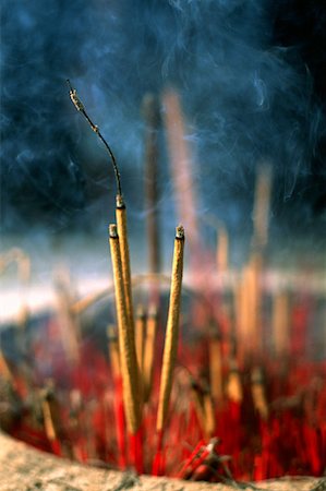 Incense Stock Photo - Premium Royalty-Free, Code: 614-02240915