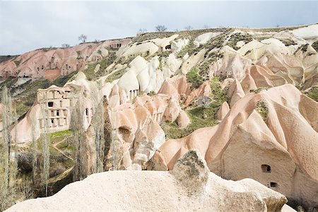 Cappadocia cave houses Stock Photo - Premium Royalty-Free, Code: 614-02241553