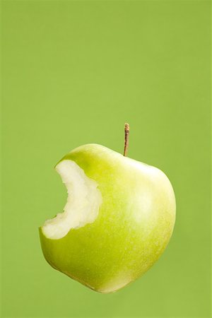 simsearch:614-02242341,k - Apple with missing bite Stock Photo - Premium Royalty-Free, Code: 614-02241708