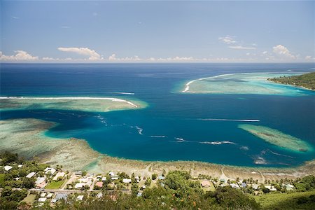 View of the ocean from moorea Stock Photo - Premium Royalty-Free, Code: 614-02241890