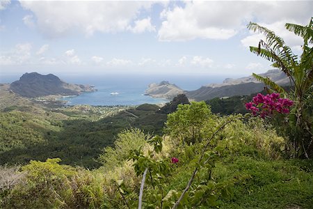 View of nuku hiva island Stock Photo - Premium Royalty-Free, Code: 614-02241934
