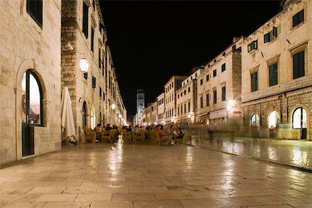 simsearch:614-01703072,k - Street in dubrovnik old town Foto de stock - Royalty Free Premium, Número: 614-02258043