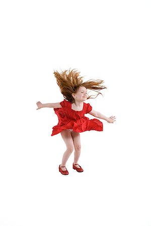 simsearch:614-02258167,k - Une jeune fille sautant Photographie de stock - Premium Libres de Droits, Code: 614-02258131
