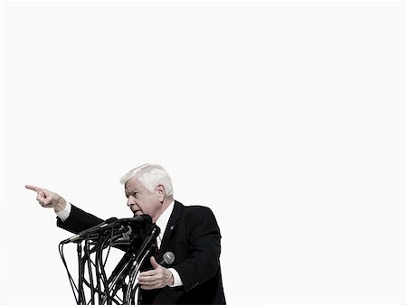 president (male) - Politician giving speech Stock Photo - Premium Royalty-Free, Code: 614-02259106