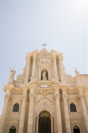 Cathedral in ortygia Foto de stock - Sin royalties Premium, Código: 614-02259135