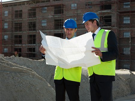 Architects on building site Stock Photo - Premium Royalty-Free, Code: 614-02259601
