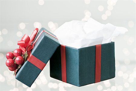 simsearch:614-00913643,k - Boîte de cadeau de Noël Photographie de stock - Premium Libres de Droits, Code: 614-02259740