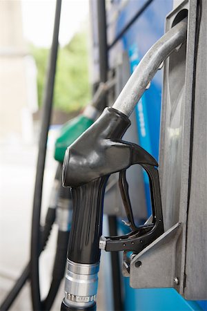 Close up of petrol pump Stock Photo - Premium Royalty-Free, Code: 614-02343383