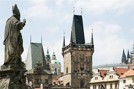 Charles bridge prague Stock Photo - Premium Royalty-Free, Code: 614-02394194