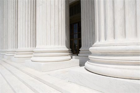 Columns of US supreme court Stock Photo - Premium Royalty-Free, Code: 614-02393177
