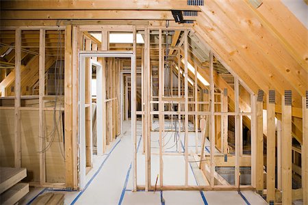 Construction in house Stock Photo - Premium Royalty-Free, Code: 614-02393845