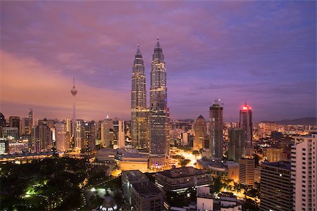 structure of kuala lumpur tower - Kuala lumpur malaysia Stock Photo - Premium Royalty-Free, Code: 614-02393974