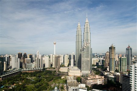 structure of kuala lumpur tower - Kuala lumpur malaysia Stock Photo - Premium Royalty-Free, Code: 614-02393979