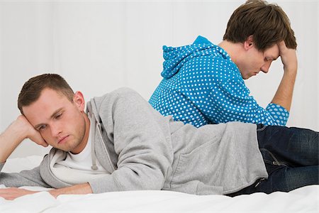 A gay couple having relationship difficulties Stock Photo - Premium Royalty-Free, Code: 614-02613478