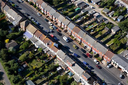 england brighton not people not london not scotland not wales not northern ireland not ireland - Aerial view of brighton houses Stock Photo - Premium Royalty-Free, Code: 614-02613518