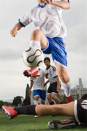 Match de football Photographie de stock - Premium Libres de Droits, Code: 614-02639749