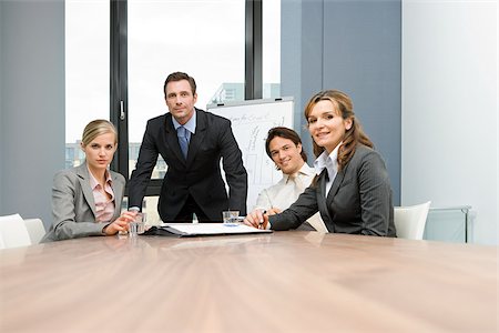 Businesspeople in meeting Stock Photo - Premium Royalty-Free, Code: 614-02679325