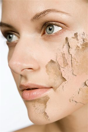 fissure - Femme à la peau fissurée et peeling Photographie de stock - Premium Libres de Droits, Code: 614-02680352