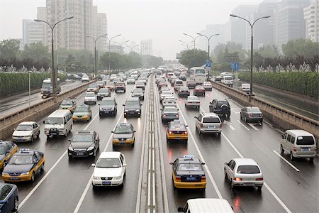 Cars in beijing Stock Photo - Premium Royalty-Free, Code: 614-02680728