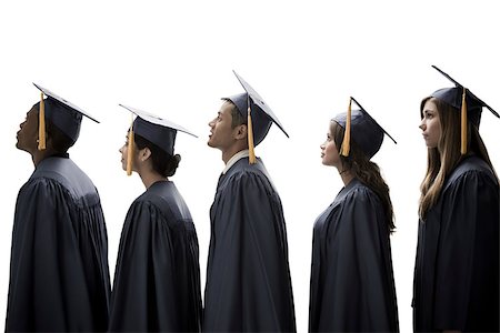 Graduates Foto de stock - Royalty Free Premium, Número: 614-02681056