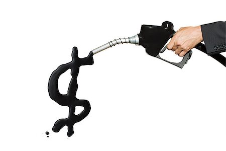 dollar sign - Dollar sign in gasoline Stock Photo - Premium Royalty-Free, Code: 614-02739540