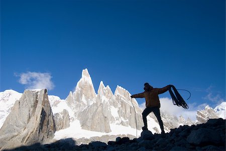 Climber  in patagonia Stock Photo - Premium Royalty-Free, Code: 614-02739645