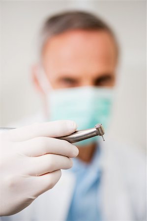 dental drill - Dentist with drill Stock Photo - Premium Royalty-Free, Code: 614-02740150