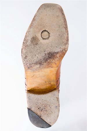Worn sole of a shoe Foto de stock - Sin royalties Premium, Código: 614-02764256