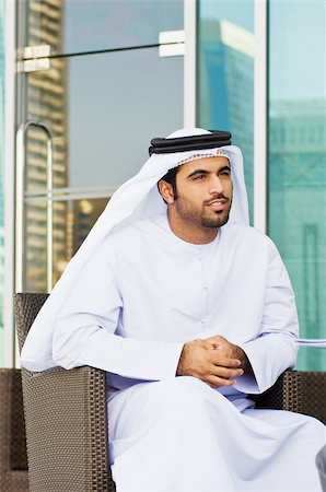 dubai young man - A middle eastern businessman Stock Photo - Premium Royalty-Free, Code: 614-02764307