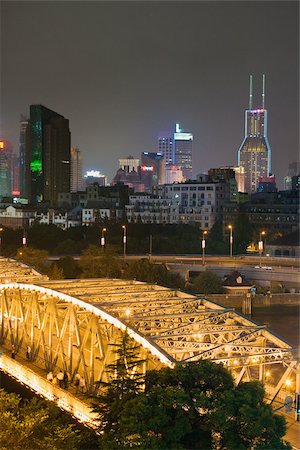 simsearch:614-02763363,k - Garden bridge shanghai Stock Photo - Premium Royalty-Free, Code: 614-02763330