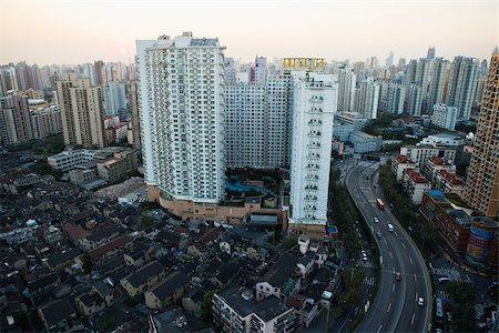 simsearch:614-02763388,k - Mehrfamilienhäuser shanghai Stockbilder - Premium RF Lizenzfrei, Bildnummer: 614-02763347
