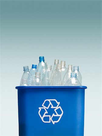 simsearch:614-02763810,k - Plastic bottles in a recycling bin Stock Photo - Premium Royalty-Free, Code: 614-02763785