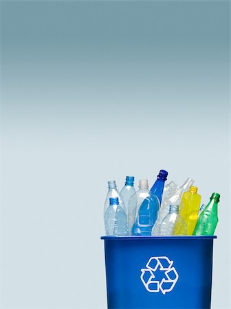 simsearch:614-02763810,k - Plastic bottles in a recycling bin Stock Photo - Premium Royalty-Free, Code: 614-02763794