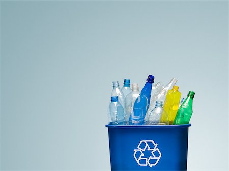 simsearch:614-02763810,k - Plastic bottles in a recycling bin Stock Photo - Premium Royalty-Free, Code: 614-02763793