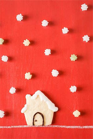 simsearch:614-02394205,k - Confectionery house and snow Stock Photo - Premium Royalty-Free, Code: 614-02838659