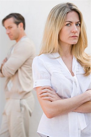 divorced - Couple having relationship difficulties Stock Photo - Premium Royalty-Free, Code: 614-02934637