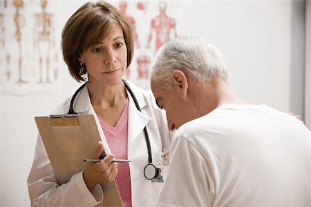 sad male patient - Doctor and patient Stock Photo - Premium Royalty-Free, Code: 614-02984120