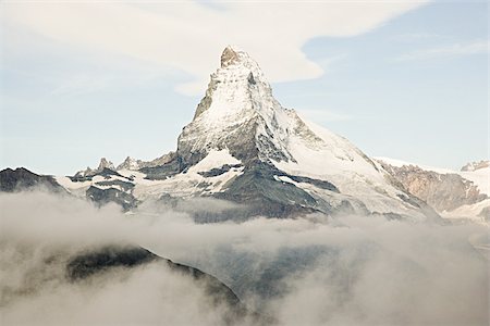 simsearch:614-02984633,k - Matterhorn and cloudy sky Stock Photo - Premium Royalty-Free, Code: 614-02984628