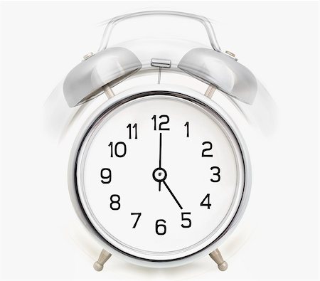 Alarm clock ringing Stock Photo - Premium Royalty-Free, Code: 614-02984884