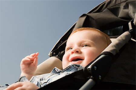 stroller - Baby in push chair Stock Photo - Premium Royalty-Free, Code: 614-03080110