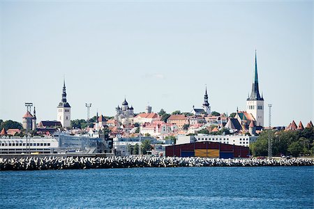 Paysage urbain Tallin Photographie de stock - Premium Libres de Droits, Code: 614-03190955