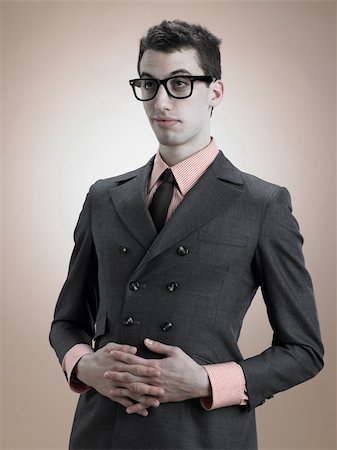 quirky person 20s - Young man in jacket Stock Photo - Premium Royalty-Free, Code: 614-03191057