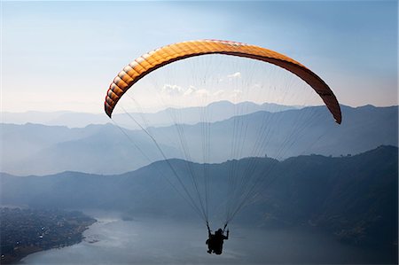 parachuting - Paraglider Stock Photo - Premium Royalty-Free, Code: 614-03241292