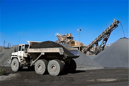 Coal mining Foto de stock - Sin royalties Premium, Código: 614-03393521