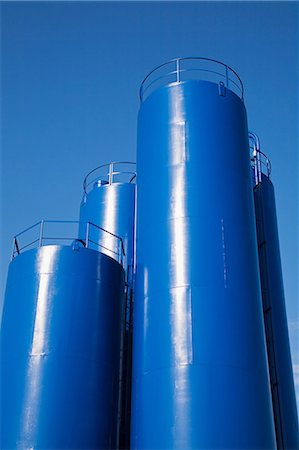 Chemical storage tank Stock Photo - Premium Royalty-Free, Code: 614-03419834
