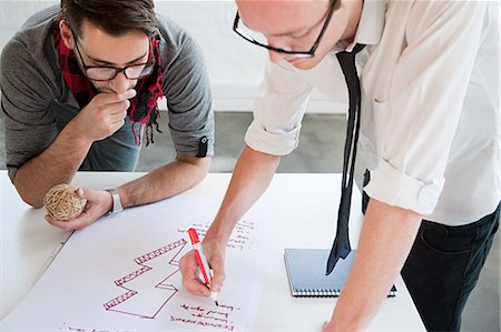 plan (dokument) - Mode-Designer bei der Arbeit Stockbilder - Premium RF Lizenzfrei, Bildnummer: 614-03420163