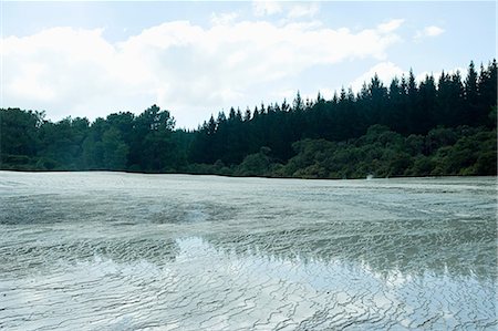 rotorua - Rotorua, Waiotapu thermal area, The Terraces Stock Photo - Premium Royalty-Free, Code: 614-03454996