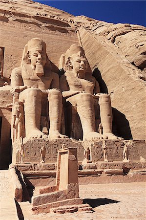 egypt - Abu simbel temple egypt Stock Photo - Premium Royalty-Free, Code: 614-03455156