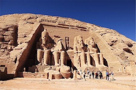 egipto - Abu simbel temple egypt Foto de stock - Sin royalties Premium, Código: 614-03455153